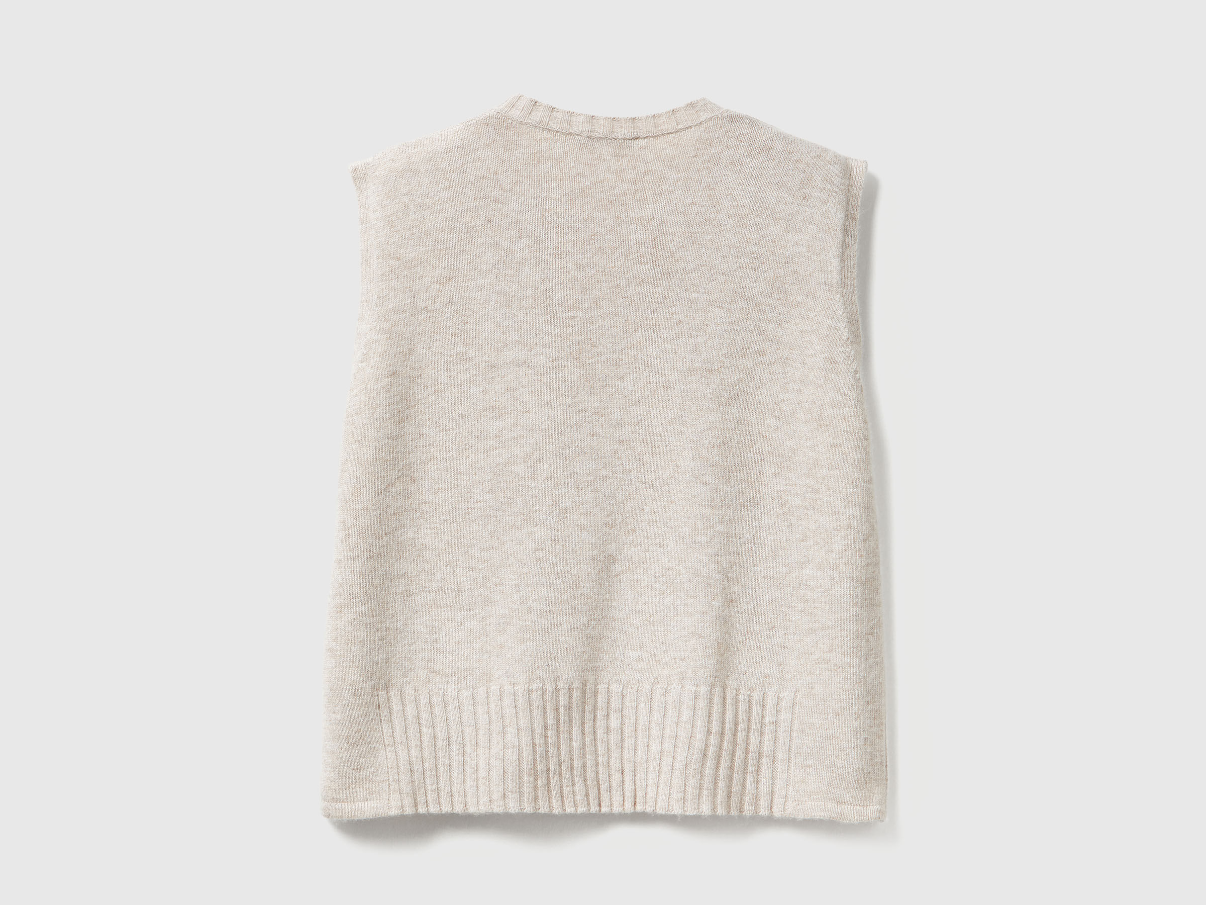 SLEEVELESS SWEATER Women image number 5